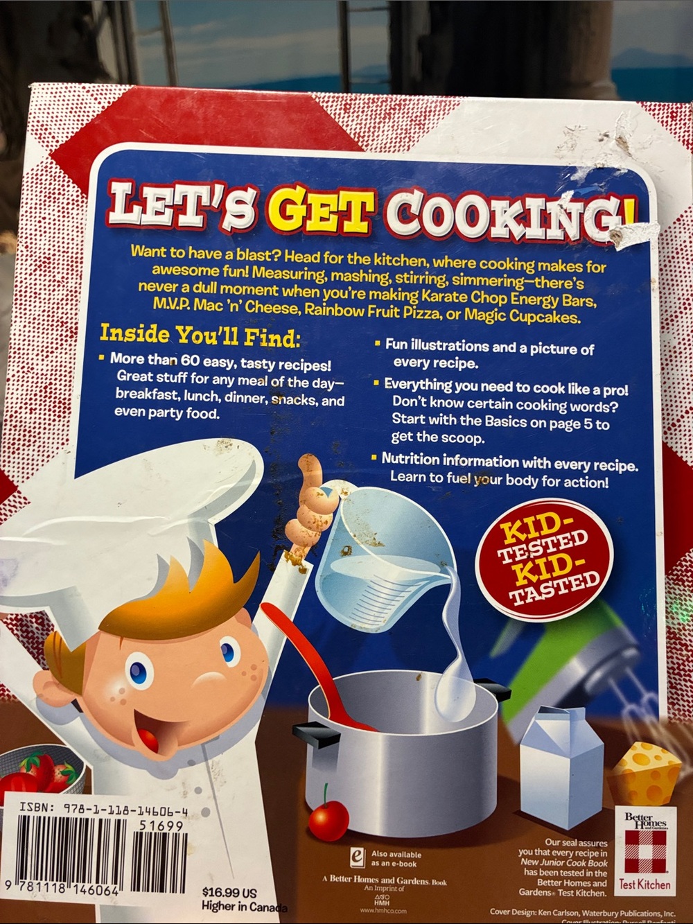 #749| 🏟️Better Homes & Gardens Junior Cook Book - Red, Yellow, Blue - Picture 2 of 12